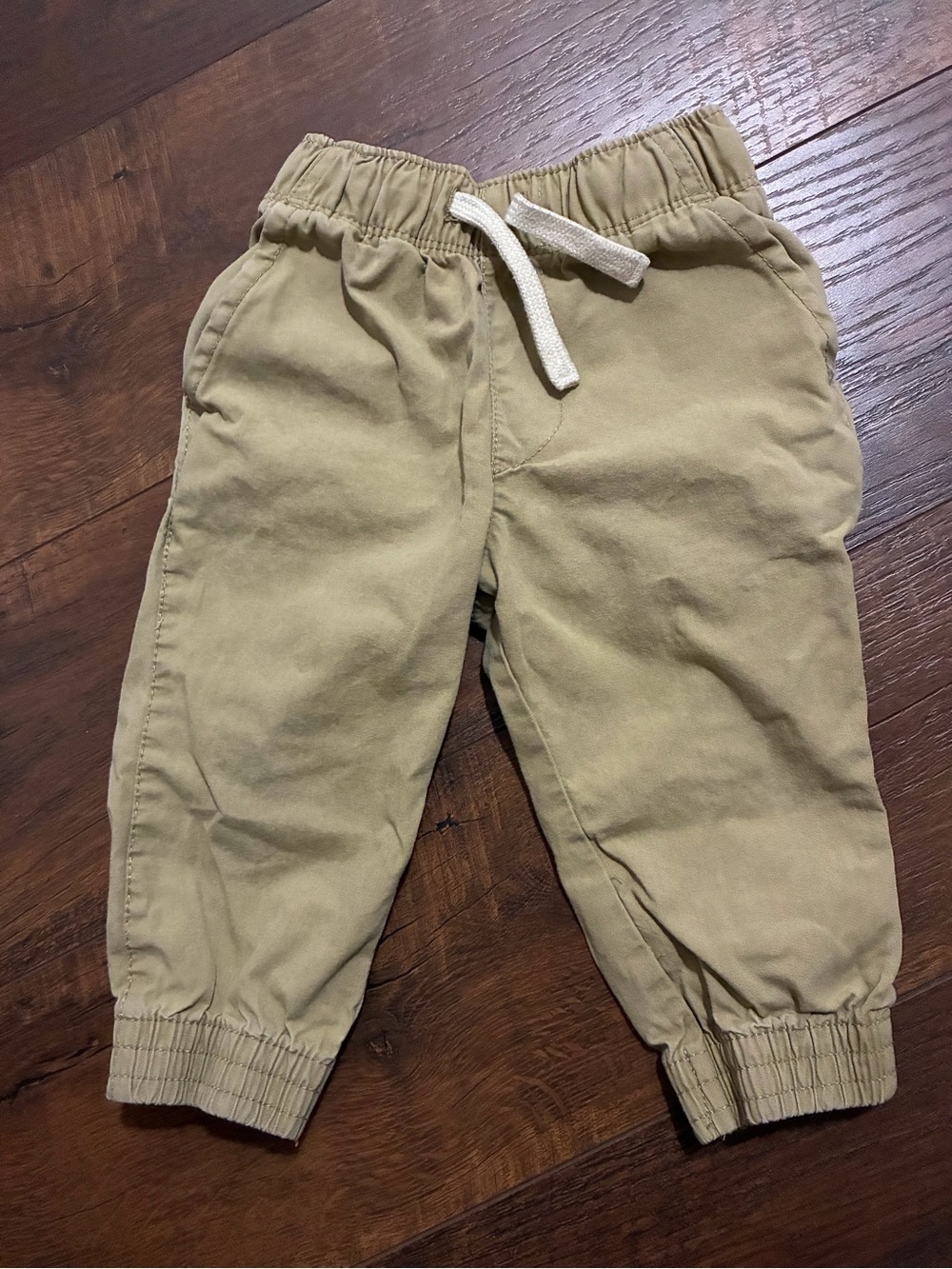 The Children's Place Khaki Jogger Pants with Drawstring